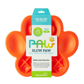 Slow Feeder Orange Easy - Miska do powolnego karmienia PET DREAM HOUSE