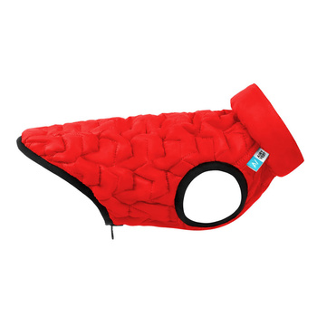 AiryVest UNI kurtka dla psa dwustronna, rozmiar XS 28, czerwony-czarny