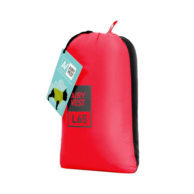 AiryVest kurtka dla psa dwustronna, rozmiar L 65, czerwony-czarny