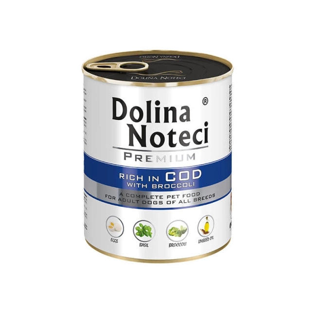 Dolina Noteci Premium Dorsz Z Brokułami 800g