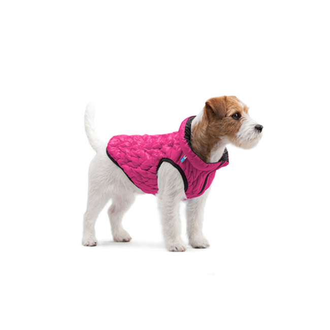 AiryVest UNI kurtka dla psa dwustronna, rozmiar M 43, różowy-czarny