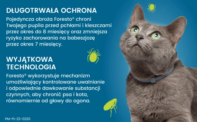 Bayer Foresto Obroża Dla Kotów I Psów 38cm