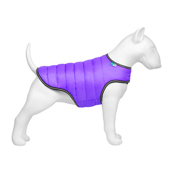 AiryVest kurtka peleryna dla psa, M, B 52-62 сm, С 36-47 сm fioletowy