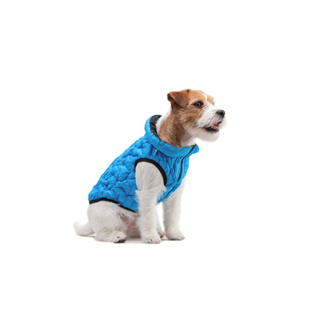 AiryVest UNI kurtka dla psa dwustronna, rozmiar M 43, niebieski-czarny