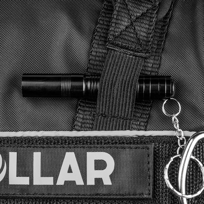 Szelki "Dog Extreme" "POLICE" №4 z latarką (В:75-100cm) czarny