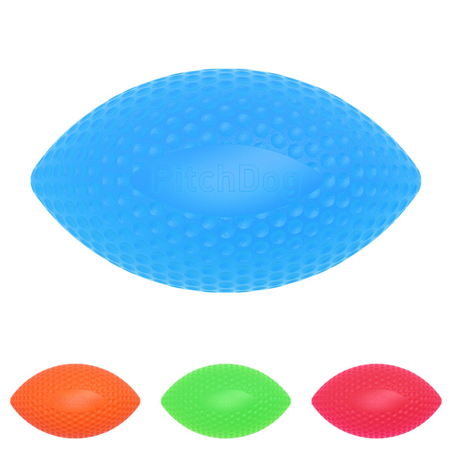 PitchDog piłka sportowa, średnica 9 cm niebieski