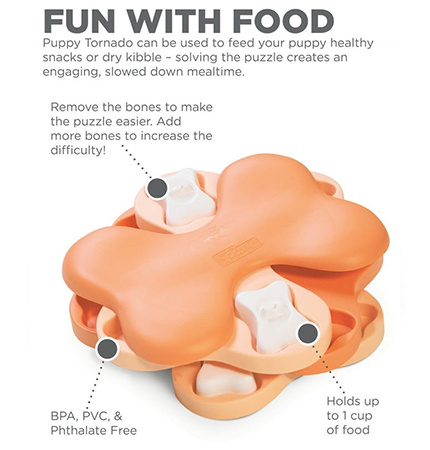 Puppy Tornado - Gra edukacyjna dla szczeniąt, poziom 2 NINA OTTOSSON