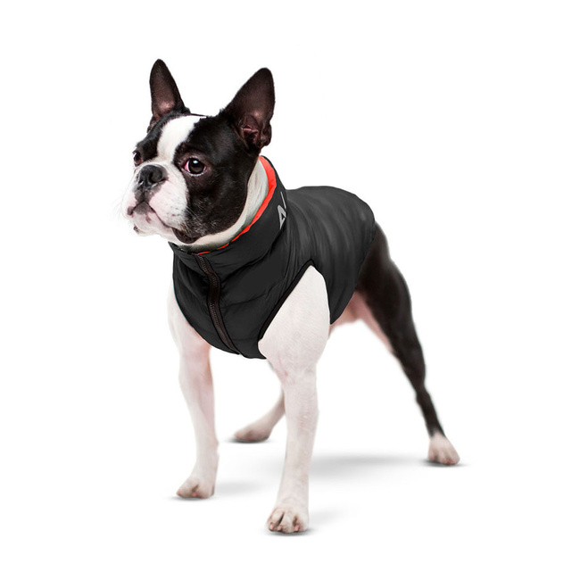 AiryVest kurtka dla psa dwustronna, rozmiar M 47, czerwony-czarny
