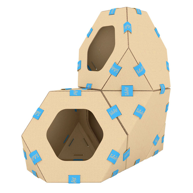Domek modułowy dla kotów TelePet (440х440х370mm)
