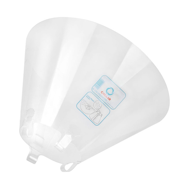 Stożek plastikowy COLLAR dla psów i kotów, rozmiar S (А:28-33сm, В:12сm)