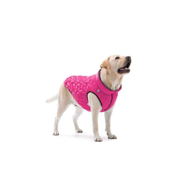 AiryVest UNI kurtka dla psa dwustronna, rozmiar L 55, różowy-czarny