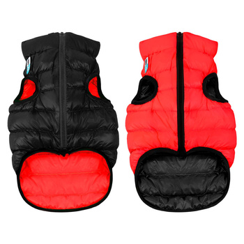 AiryVest kurtka dla psa dwustronna, rozmiar XS 30, czerwony-czarny