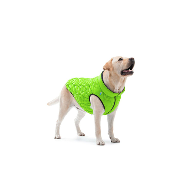 AiryVest UNI kurtka dla psa dwustronna, rozmiar L 55, jasnozielony-czarny