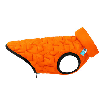 AiryVest UNI kurtka dla psa dwustronna, rozmiar M 43, pomarańczowy-czarny