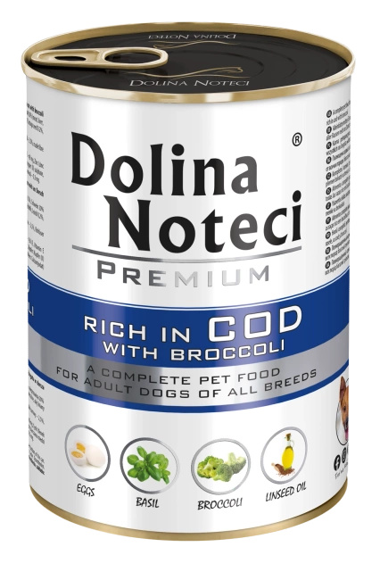Dolina Noteci Premium Dorsz Z Brokułami 400g