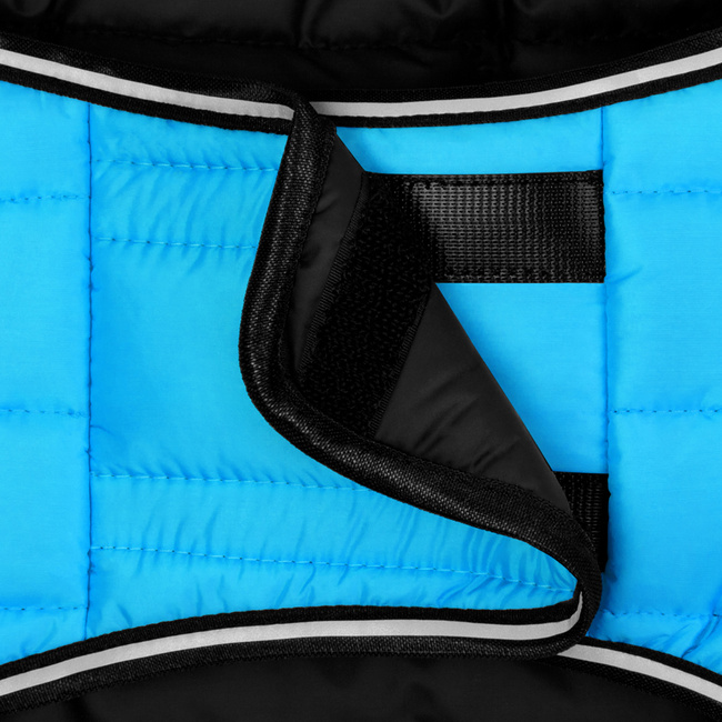 AiryVest kurtka peleryna dla psa, M, B 52-62 сm, С 36-47 сm niebieski