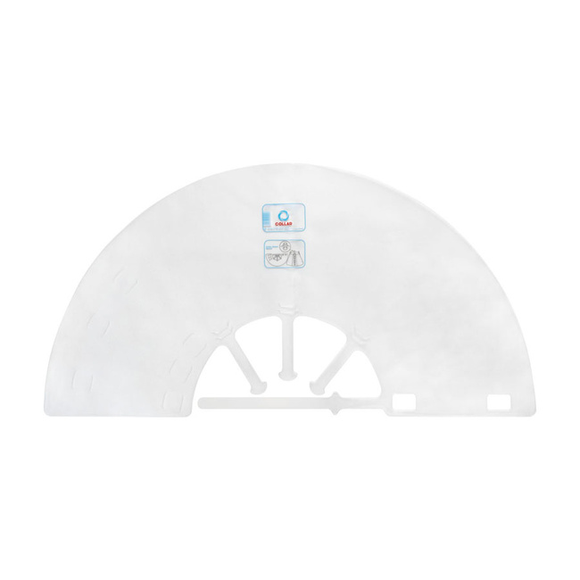 Stożek plastikowy COLLAR dla psów i kotów, rozmiar M (А:38-44сm, В:20сm)