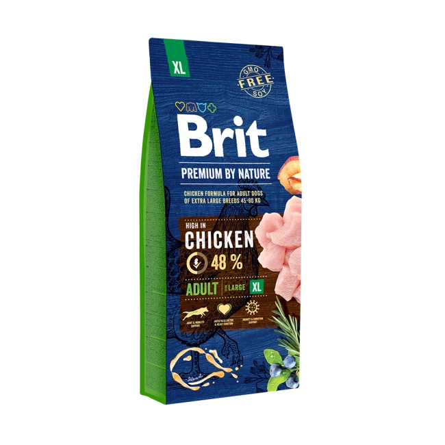 Brit Premium By Nature Adult XL Z Kurczakiem 15kg