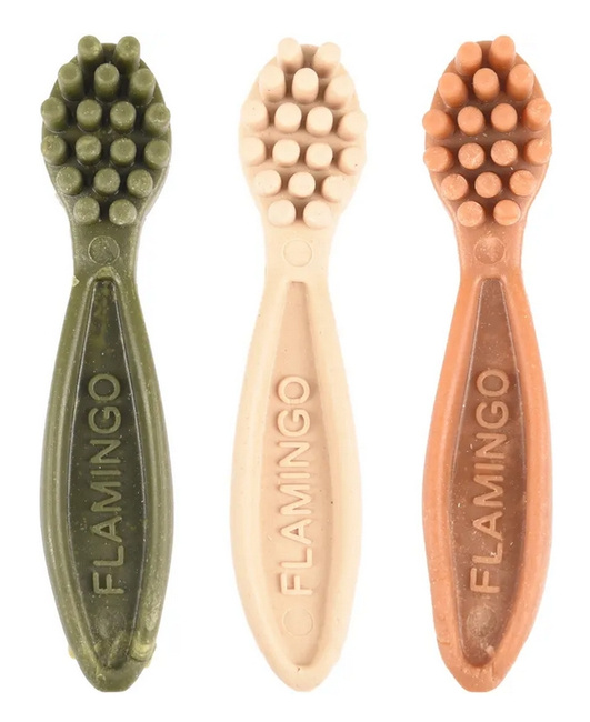 FLAMINGO GRYZAKI VEGGIE SZCZOTECZKA 17,5cm x2 -30%