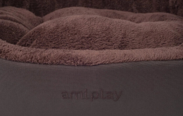 AMIPLAY Legowisko Elipsa Aspen Brązowe S