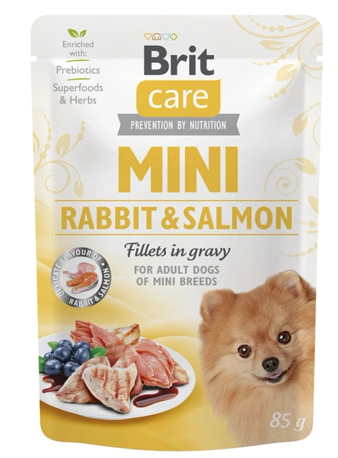 Brit Care Mini Filety W Sosie Z Królika I Łososia 85g