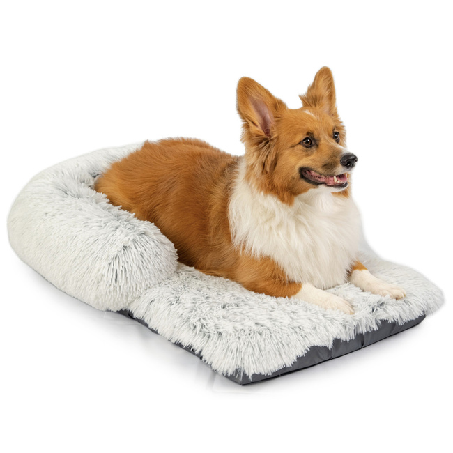 BEST FRIENDS CRATE MAT BOLSTER 75X43CM FROST
