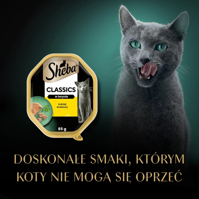 Sheba Classics Koktajl Drobiowy 85g