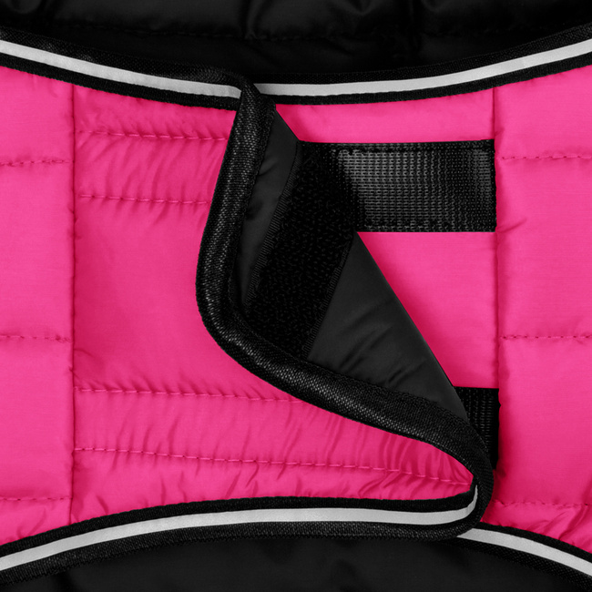 AiryVest kurtka peleryna dla psa, XL, B 68-80 сm, С 42-52 сm różowy