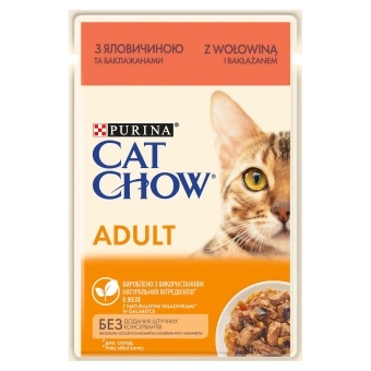Purina Cat Chow Adult Wołowina Z Bakłażanem 85g