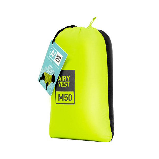 AiryVest kurtka dla psa dwustronna, rozmiar M 50, jasnozielony-czarny