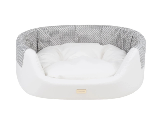 AMIPLAY Legowisko Elipsa Morgan Białe L