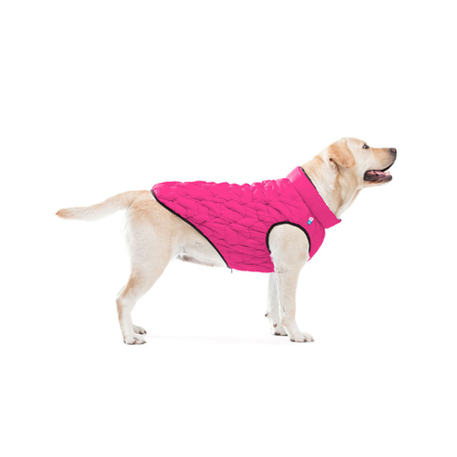 AiryVest UNI kurtka dla psa dwustronna, rozmiar L 55, różowy-czarny
