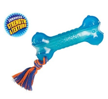 Zabawka dla psa Gryzak kostka ze sznurkiem PETSTAGES