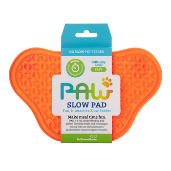 Lick Pad Easy Orange - Mata do lizania z przyssawkami PET DREAM HOUSE