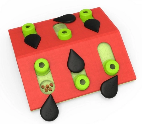Cat Melon Madness Treat Puzzle - Gra logiczna dla kota, poziom 2 NINA OTTOSSON