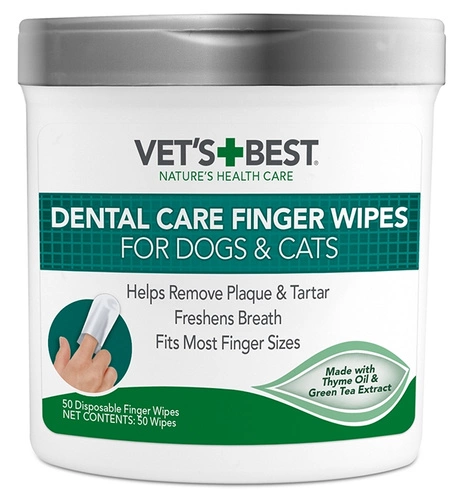 Czyściki napalcowe do zębów 50szt.VET'S BEST