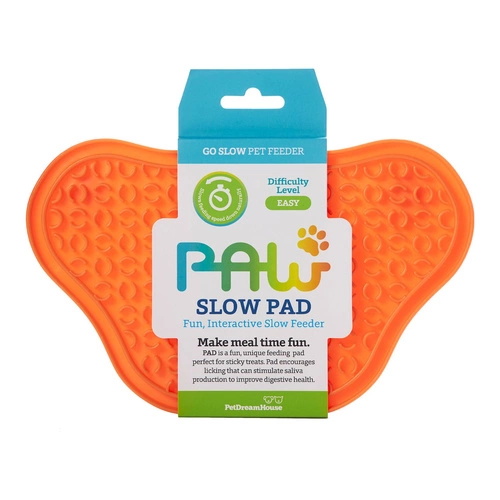 Lick Pad Easy Orange - Mata do lizania z przyssawkami PET DREAM HOUSE